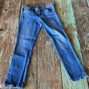 GAP Straight Cuff Blue Jeans
